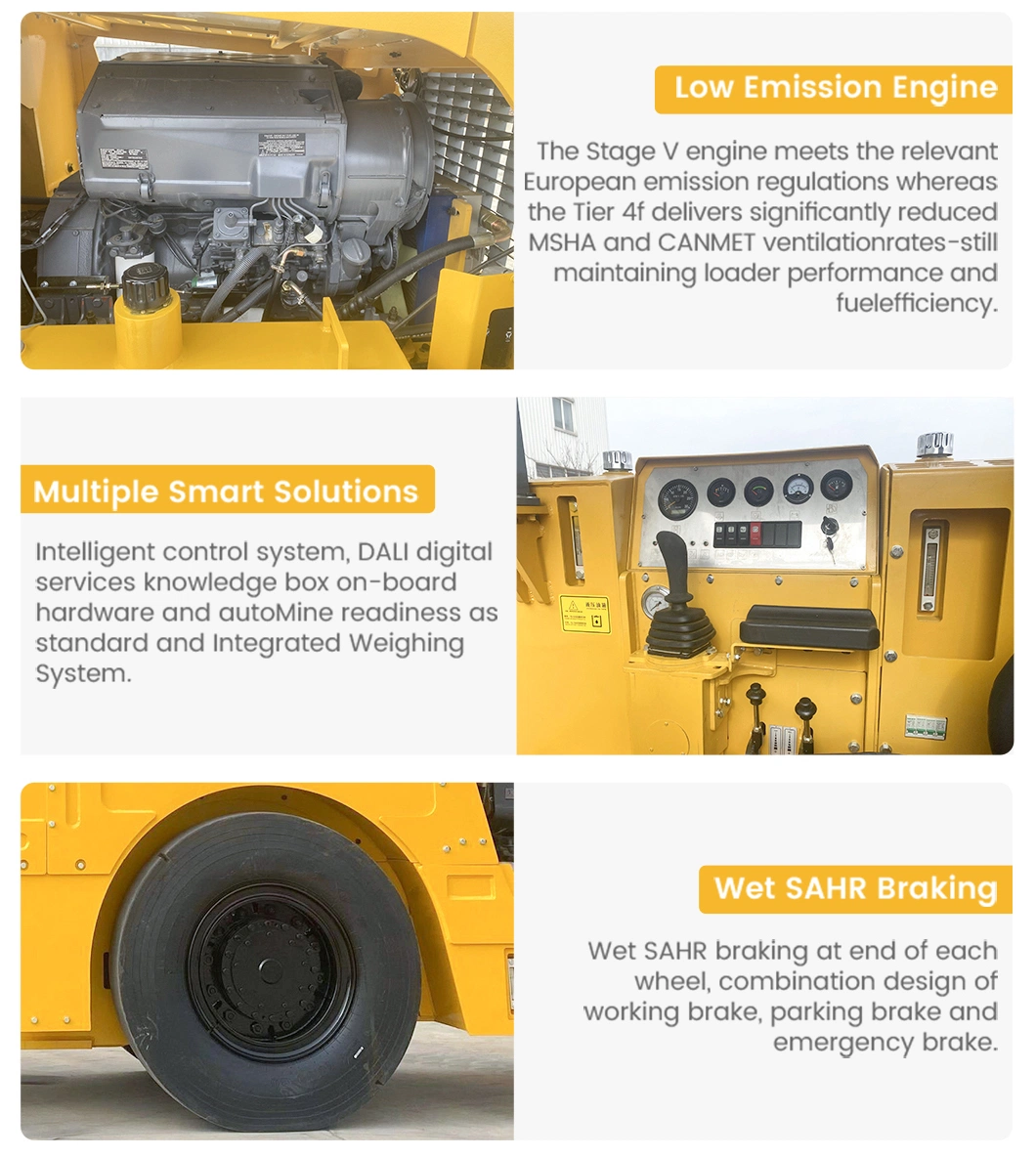 WJ-1 Articulated 1 Cubic Meter Scooptram Underground Mining Loader